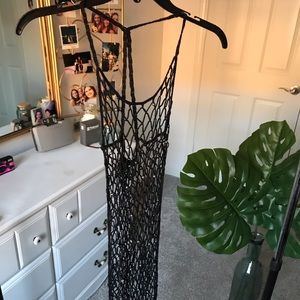 Netted swimsuit cover up